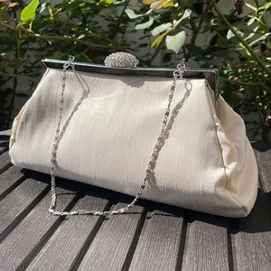 Beige Clutch Bag